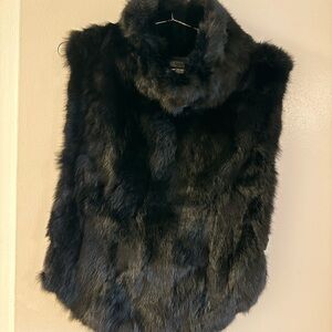 RUDSAK Black Fur Vest